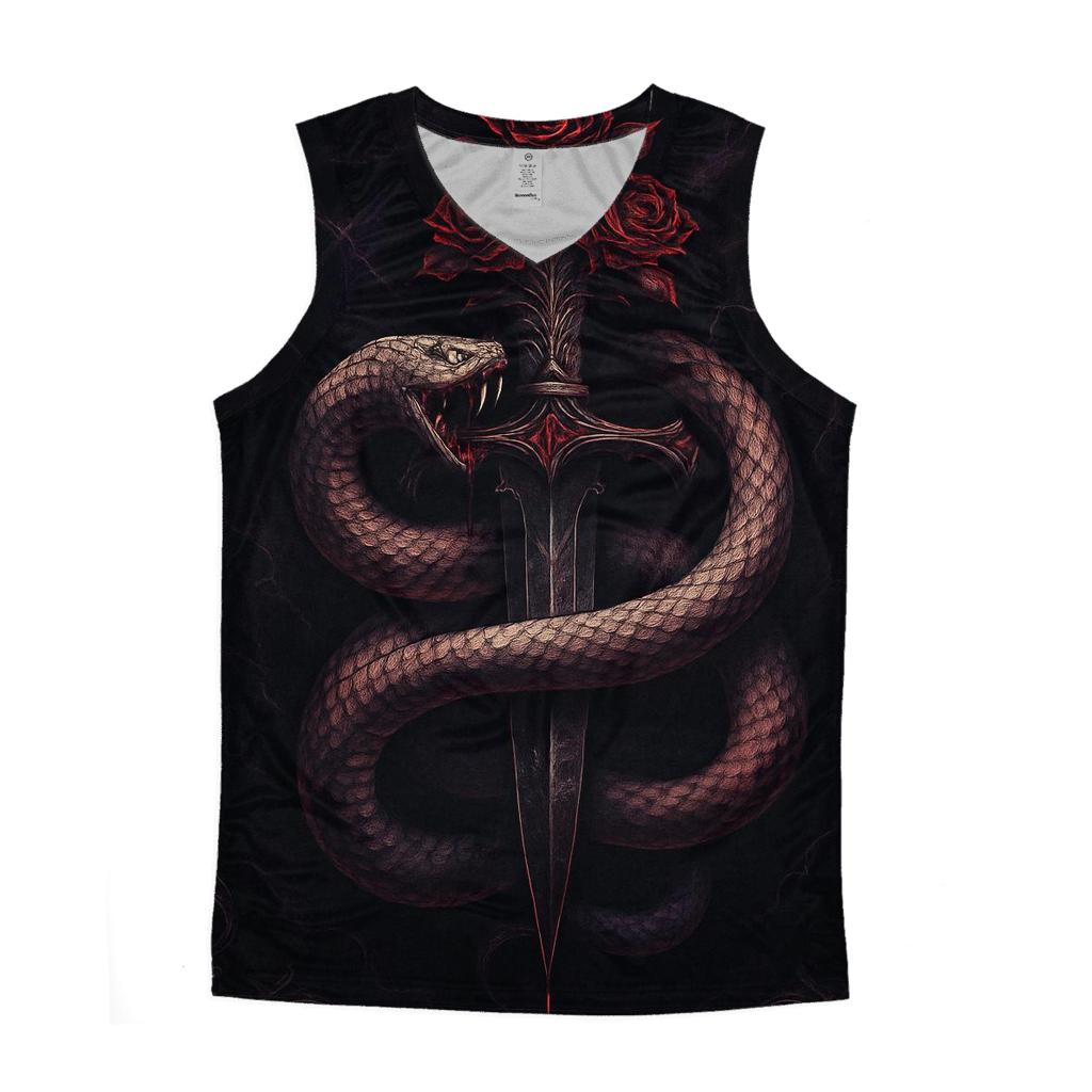 Serpent Dagger Covenant In Black Velvet Smoke casual summer tank tops