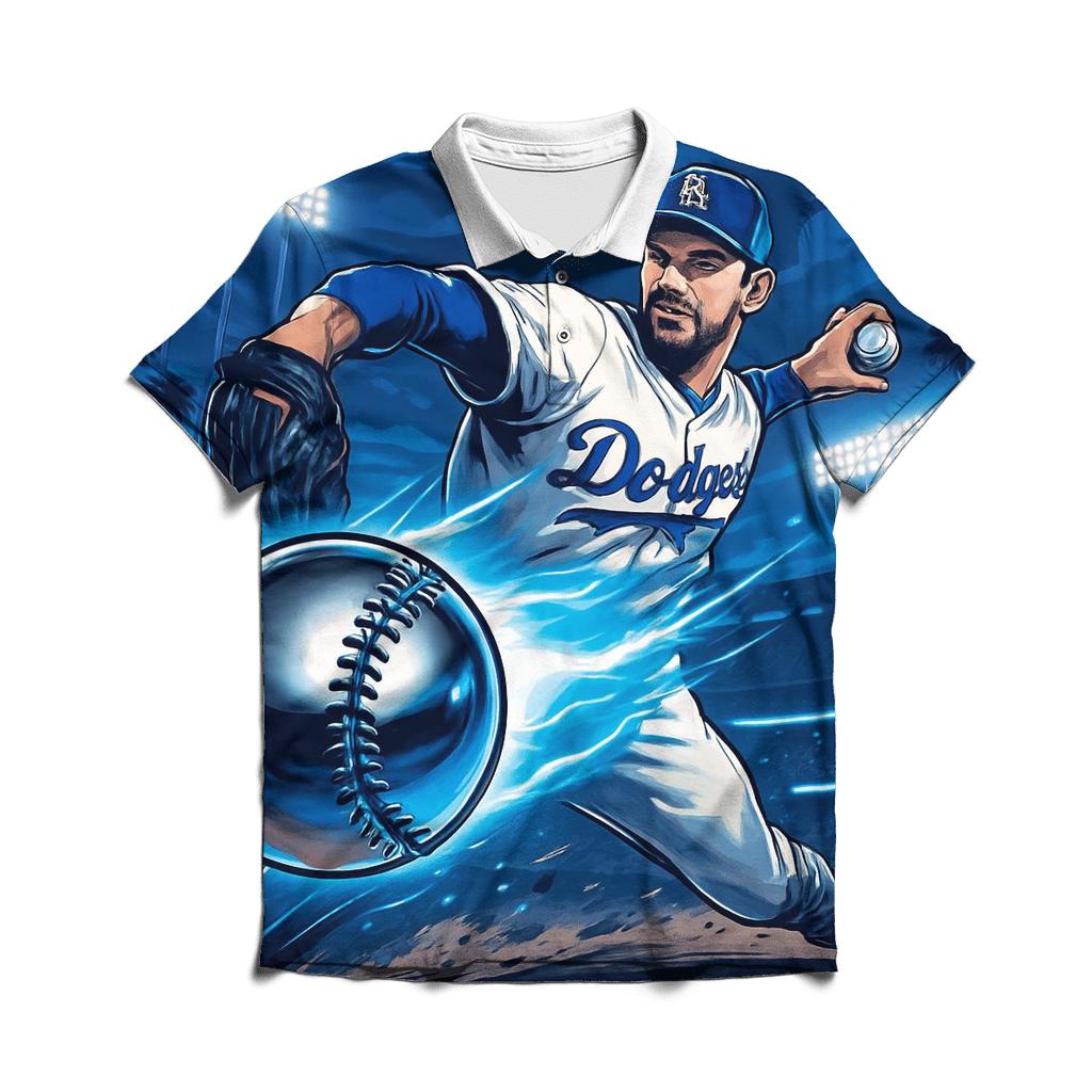 Chrome Fastball Over The Palm Lined Stadium premium cotton polo shirts