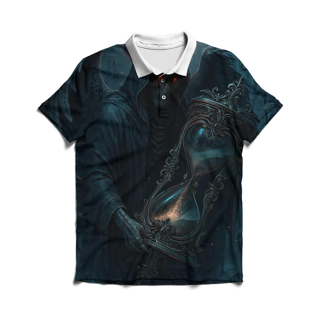 Hourglass Of The Soul Eclipse custom polo shirts