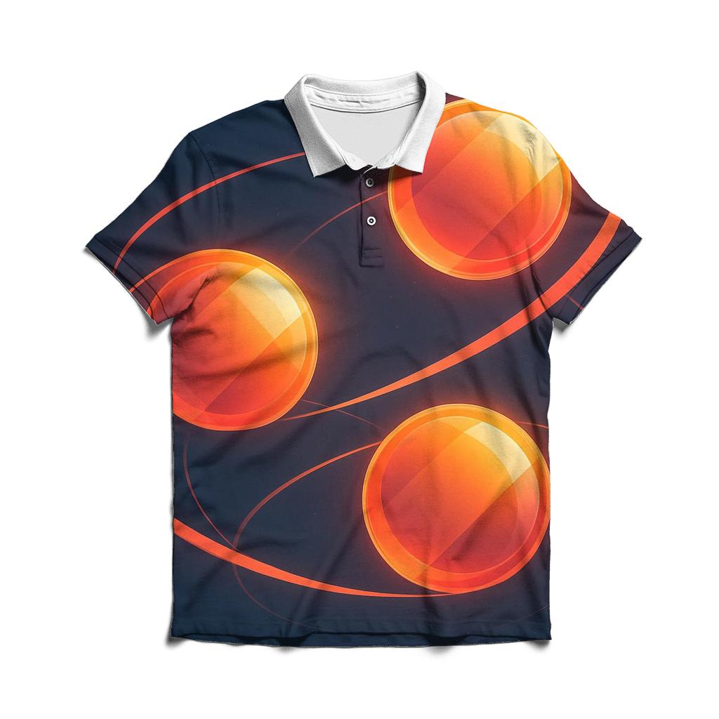 Citrus Plasma Orbit stylish collar polo tees