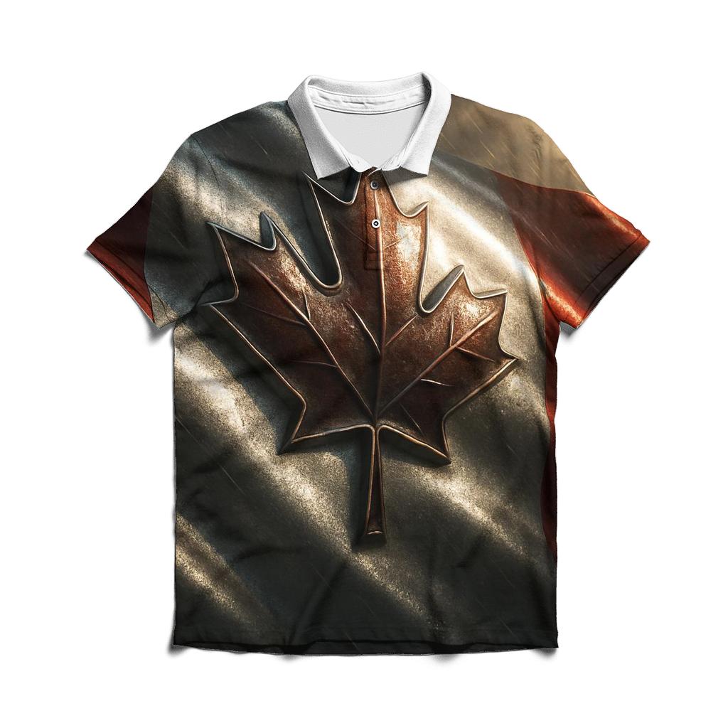 Metal Maple Storm Canada premium cotton polo shirts