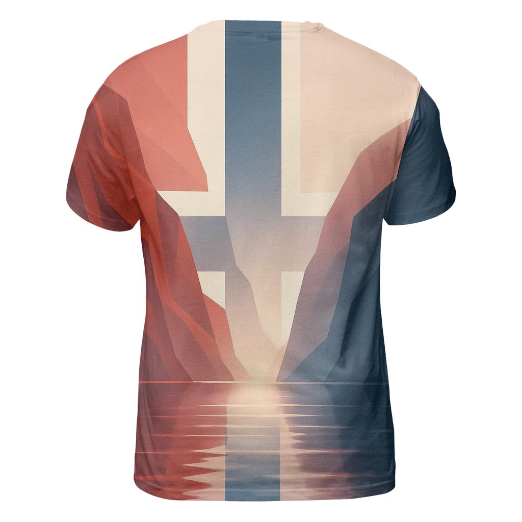 Aurora Geometry Norway custom all-over print shirts