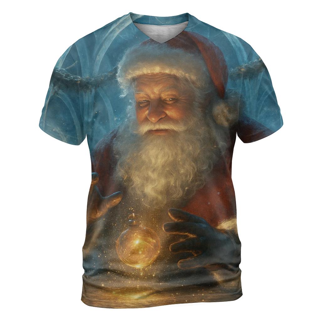 Crystal Workshop Santa And The Stardust Toy Forge personalized full print shirts