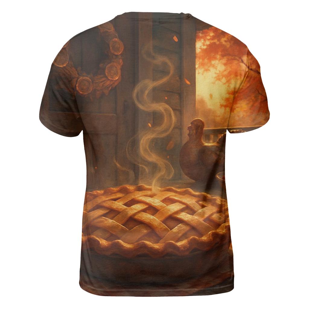 Golden Hour Porch Pie Cooling designer pattern shirts