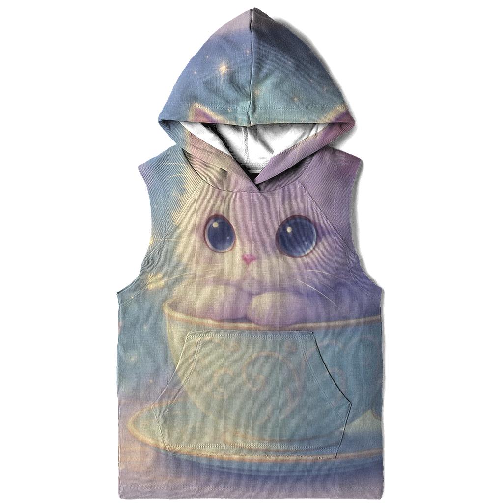 Moonlit Teacup Kitten Reverie hoodie trends