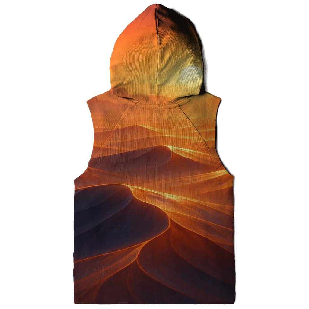 Saffron Mirage Over Glass Dunes lightweight hoodies