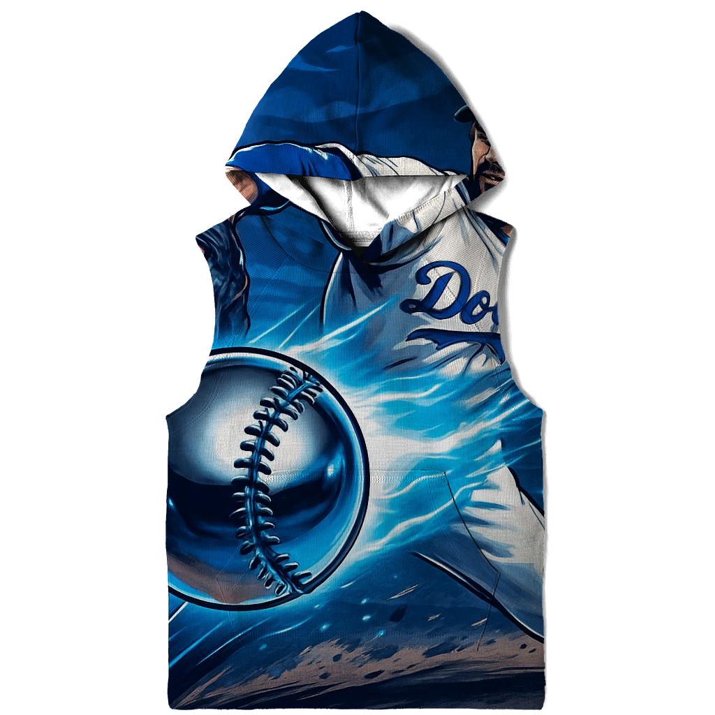 Chrome Fastball Over The Palm Lined Stadium graphic hoodies