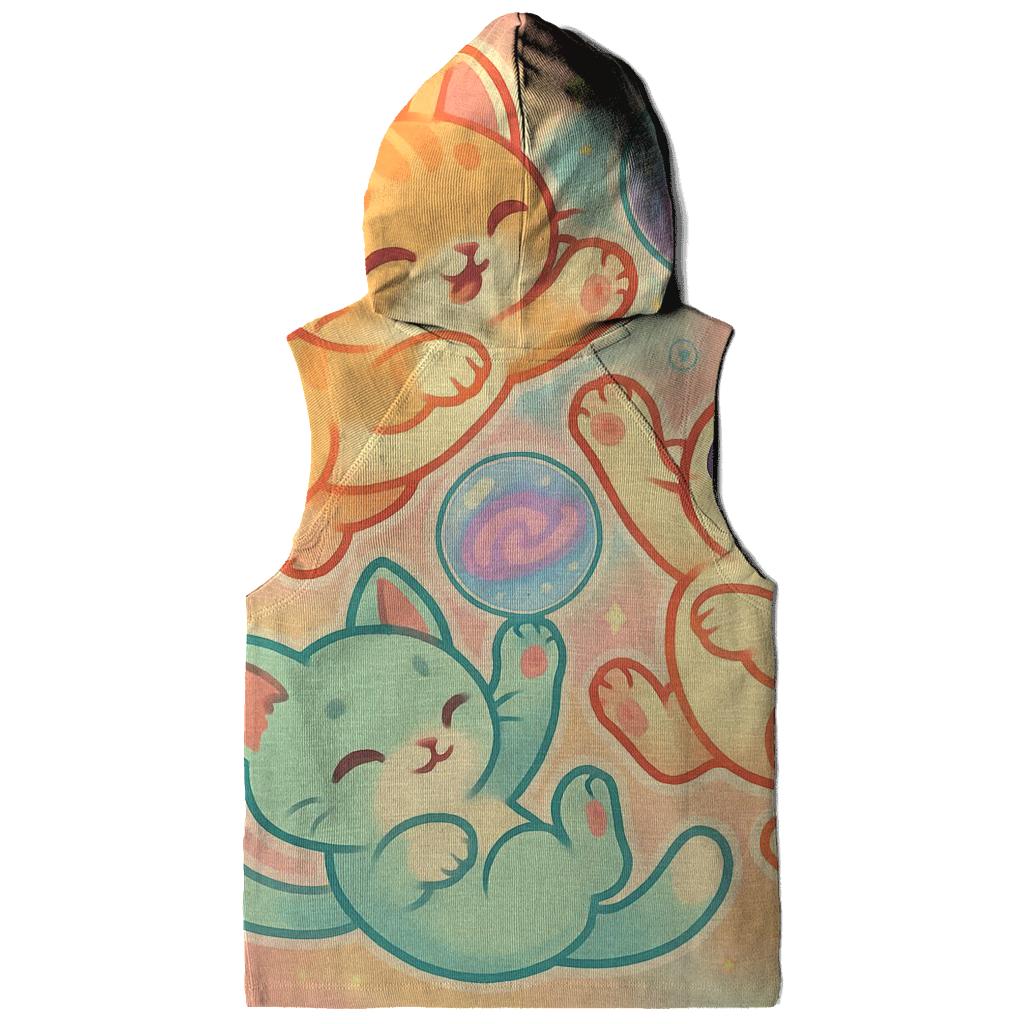 Candy Cloud Kittens In Bubble Orbit custom hoodies