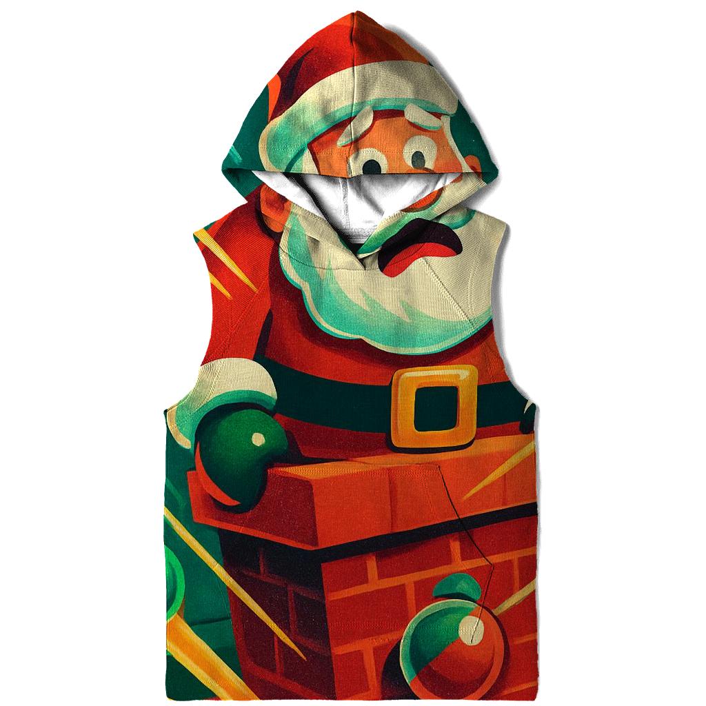 Santa Stuck Chimney Peppermint Pinball hoodies fashion