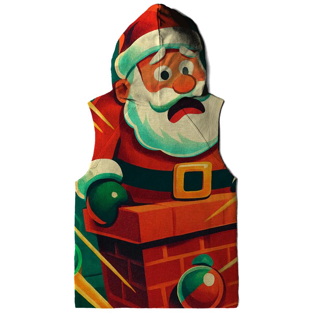 Santa Stuck Chimney Peppermint Pinball hoodies fashion