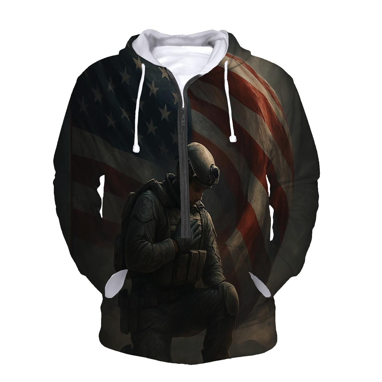 Oath Above The Stormlit Flag pullover hoodies