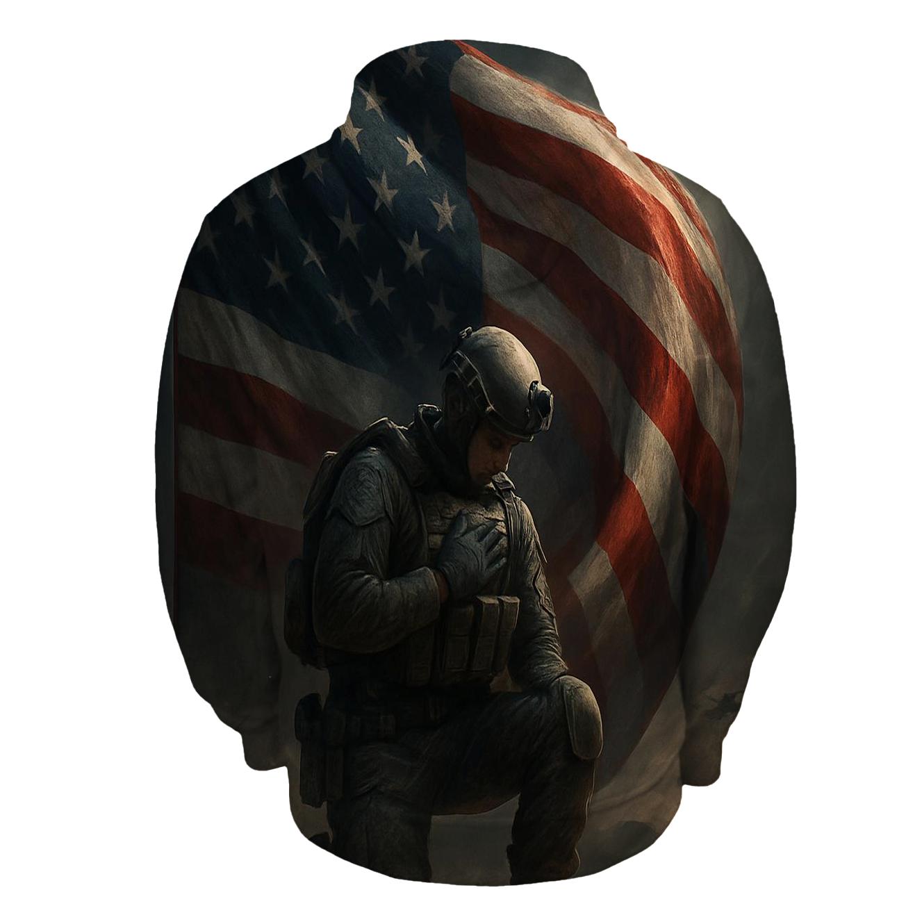 Oath Above The Stormlit Flag pullover hoodies