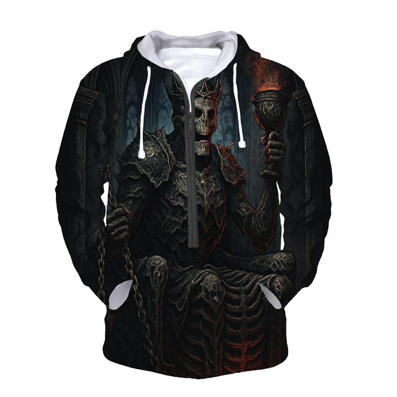 Throne Of The Ashen Skeleton King hoodie styles