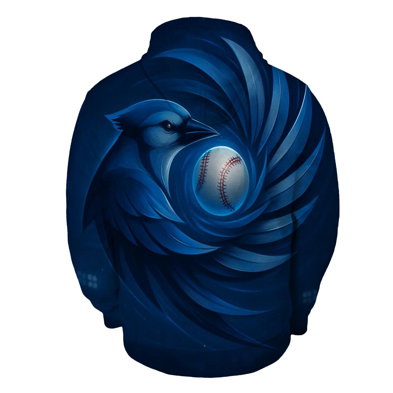 Midnight Pinwheel With Blue Jays Flight custom hoodies