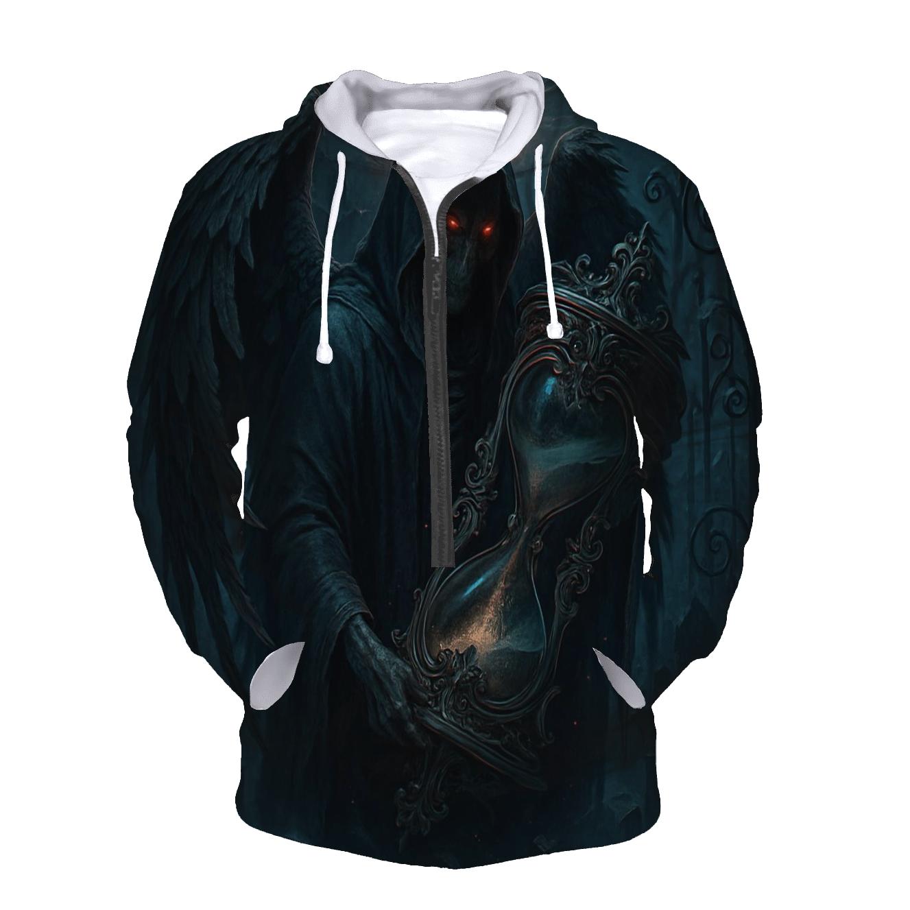 Hourglass Of The Soul Eclipse heavyweight hoodies