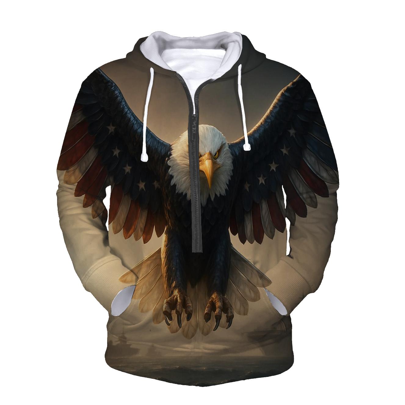 Eagle Of Steel Over The Harbor Of Light hoodies fashion