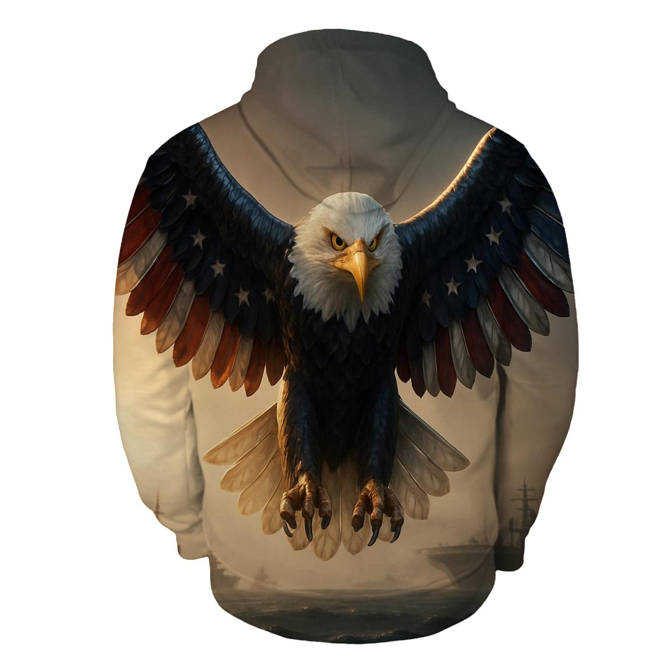 Eagle Of Steel Over The Harbor Of Light hoodies fashion