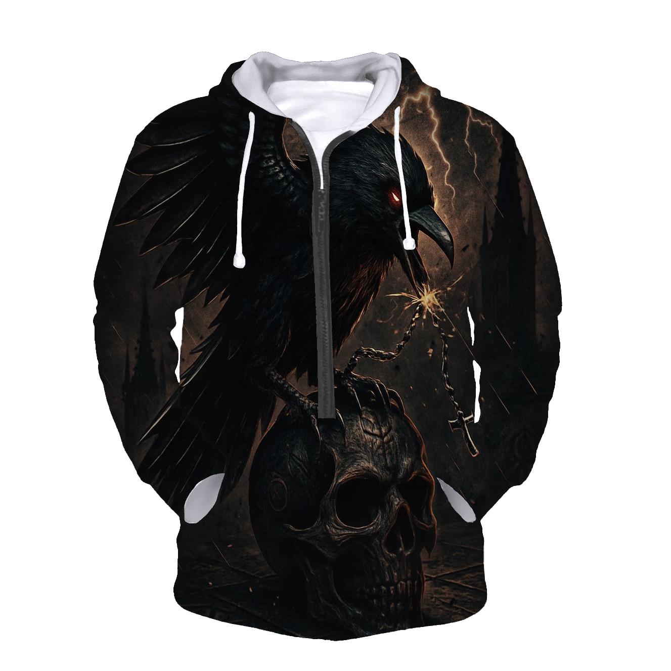 Raven Of The Copper Bone Relic zip-up hoodies