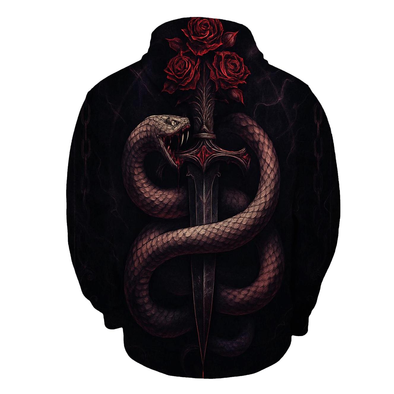 Serpent Dagger Covenant In Black Velvet Smoke pullover hoodies