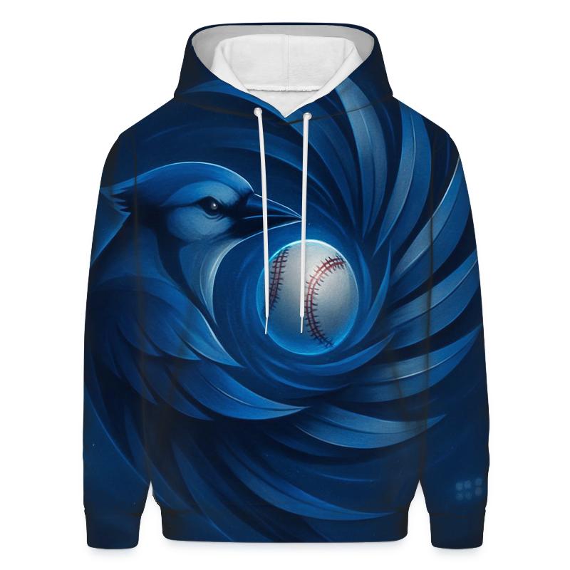 Midnight Pinwheel With Blue Jays Flight designer hoodies