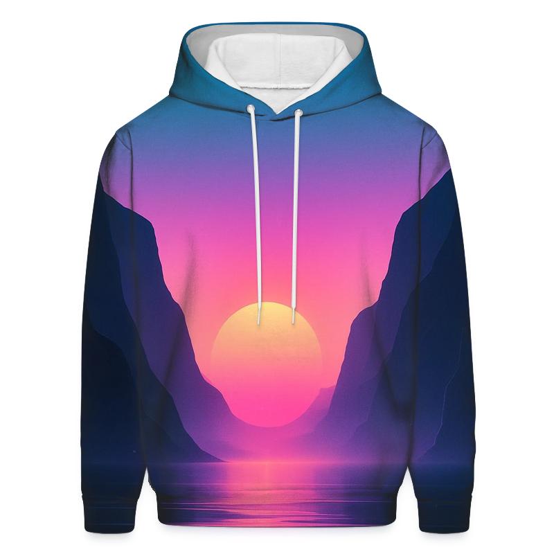 Neon Fjord Sundown Drift heavyweight hoodies