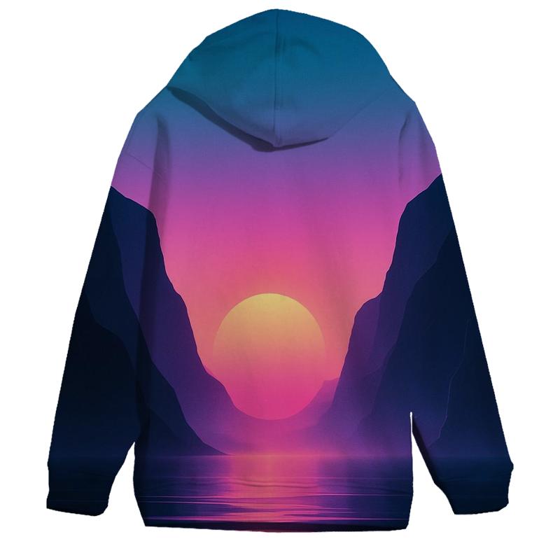 Neon Fjord Sundown Drift heavyweight hoodies