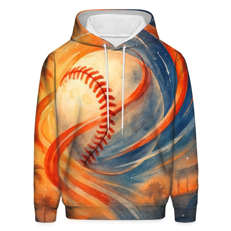 Sunset Seam Trails Across California Skies pullover hoodies