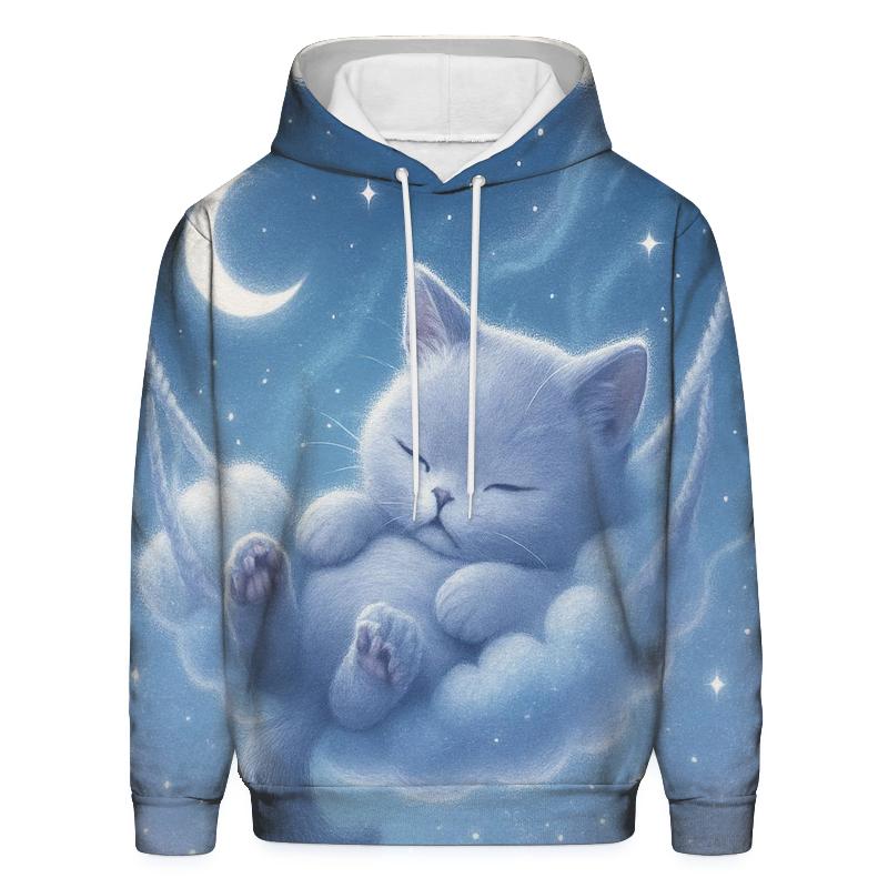 Starlit Cloud Hammock Cat Nap premium hoodies