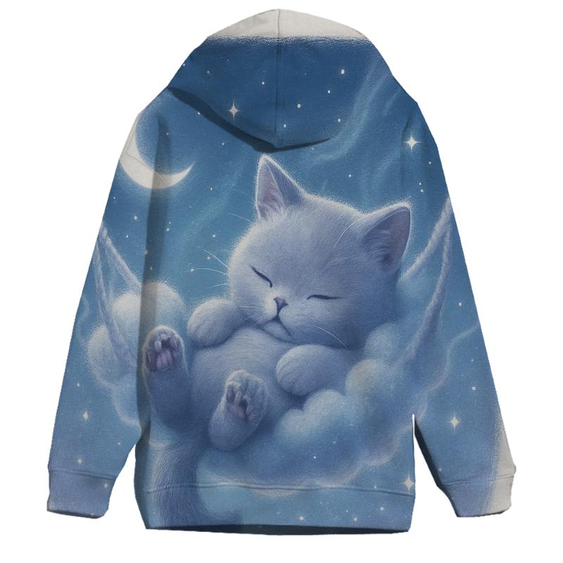 Starlit Cloud Hammock Cat Nap premium hoodies