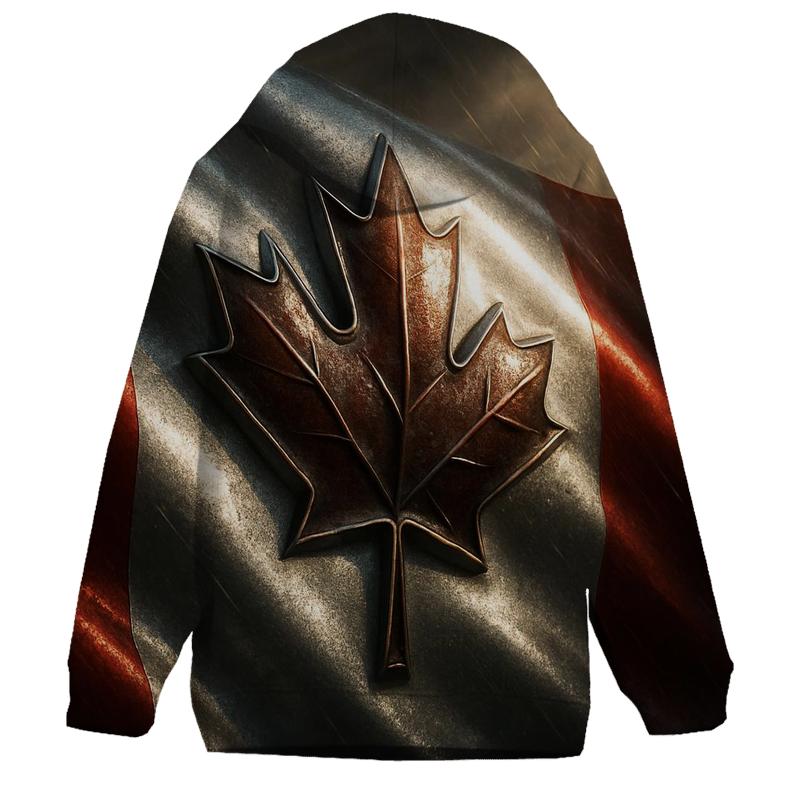 Metal Maple Storm Canada zip-up hoodies
