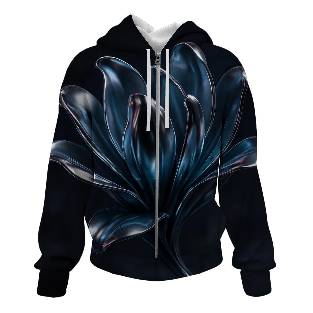 Chrome Bloom Nebula Sculpture hoodie trends