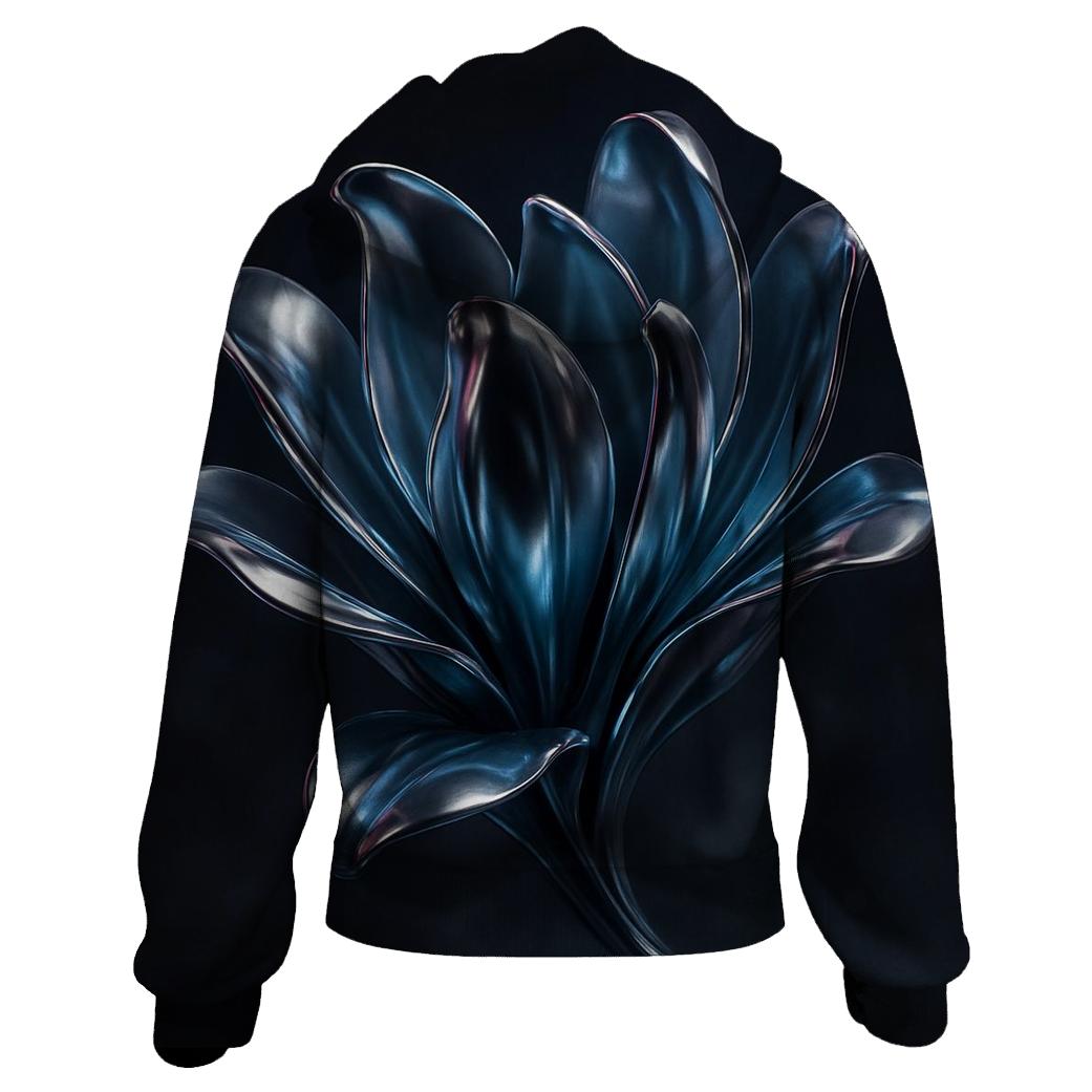Chrome Bloom Nebula Sculpture hoodie trends