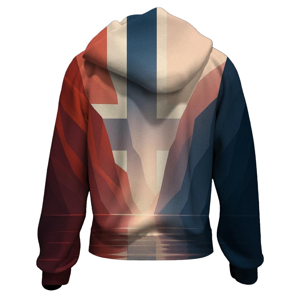 Aurora Geometry Norway hoodies fashion