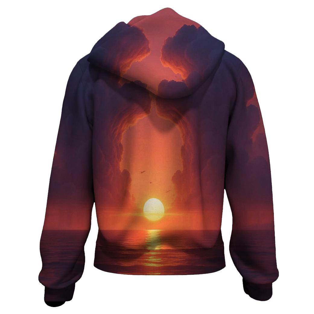 Cathedral Clouds At The Horizon Line lightweight hoodies