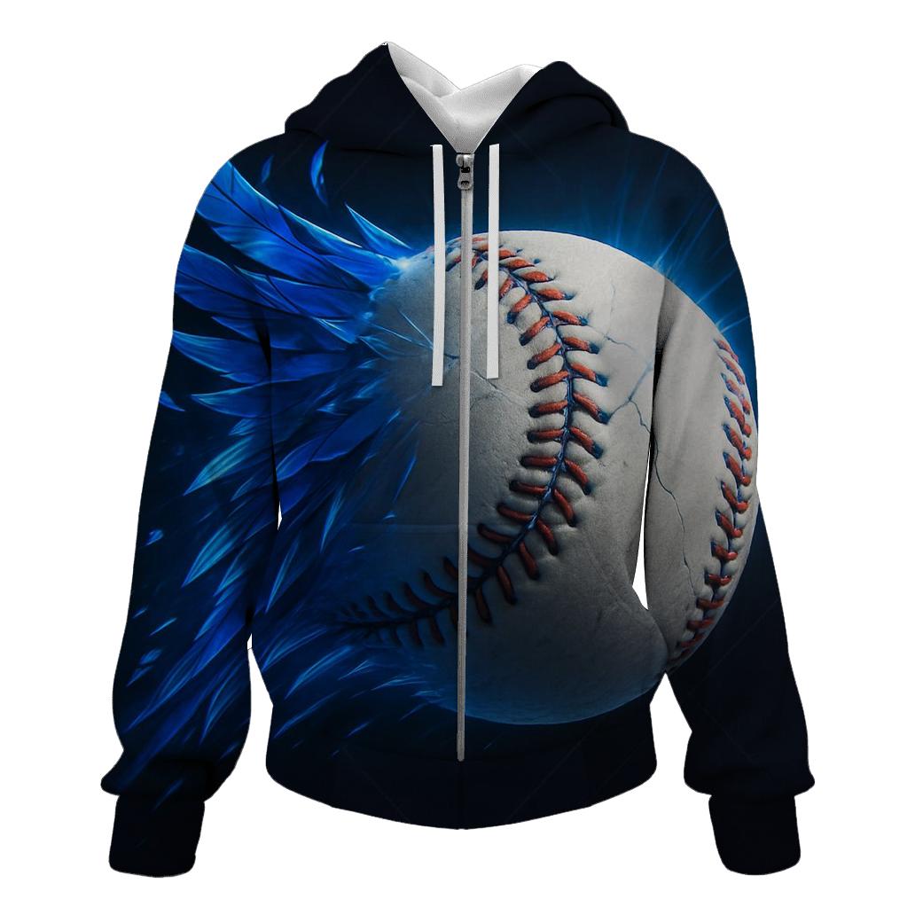 Featherbreak Blue Jays Fastball printed hoodies