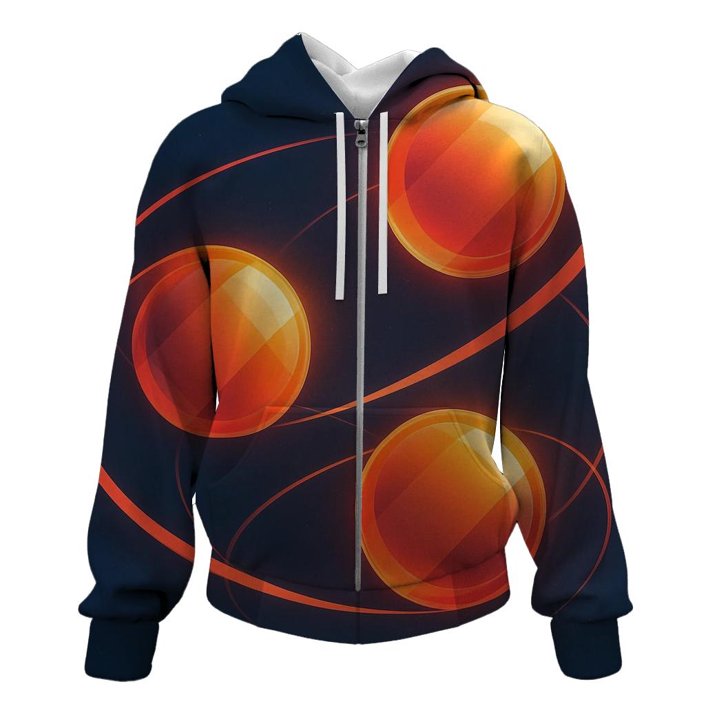 Citrus Plasma Orbit lightweight hoodies