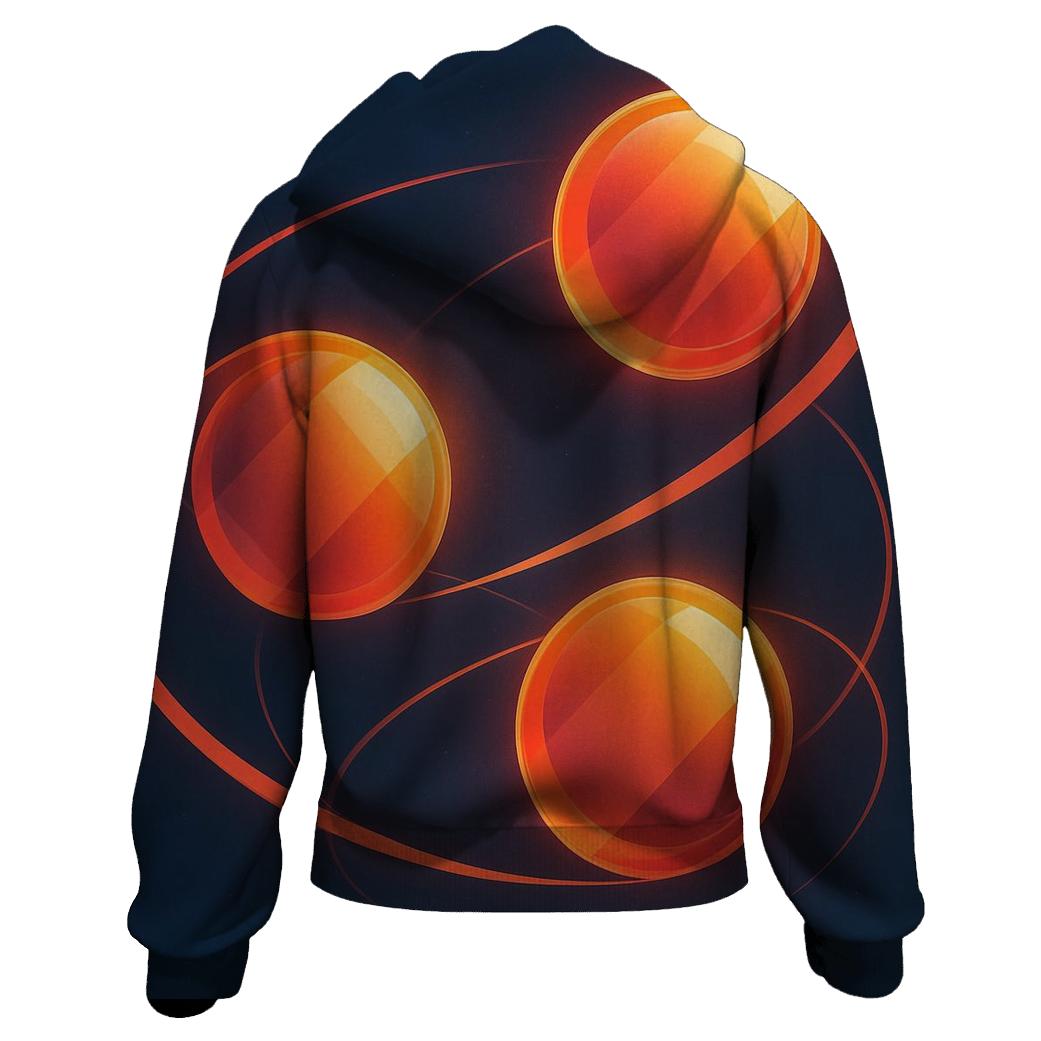 Citrus Plasma Orbit lightweight hoodies