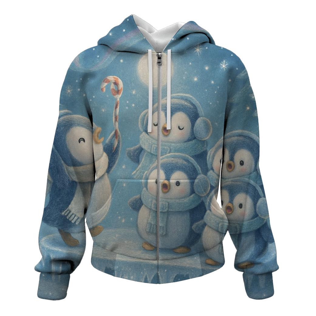 Penguin Choir On Icicle Stage hoodies fashion