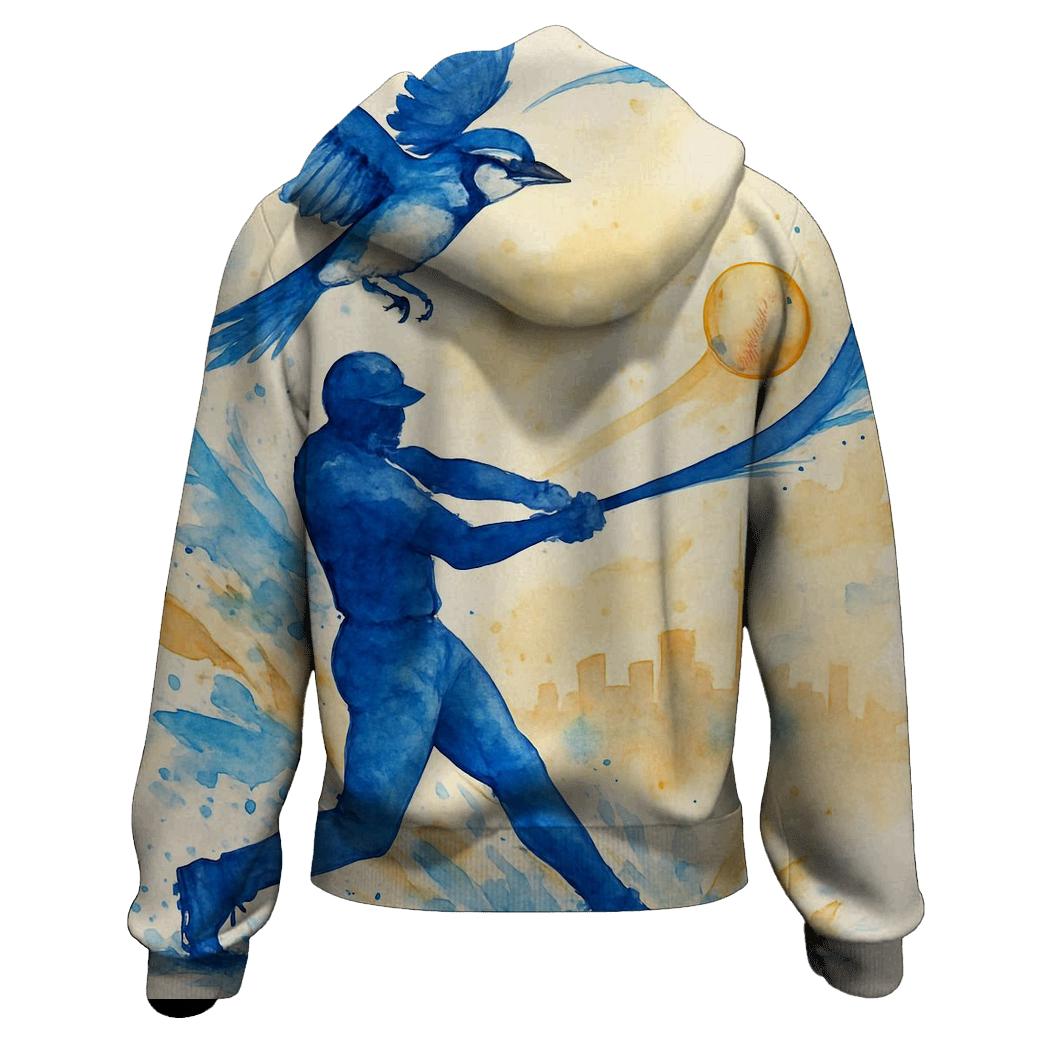 Skyline Swing In Blue Jays Spirit premium hoodies
