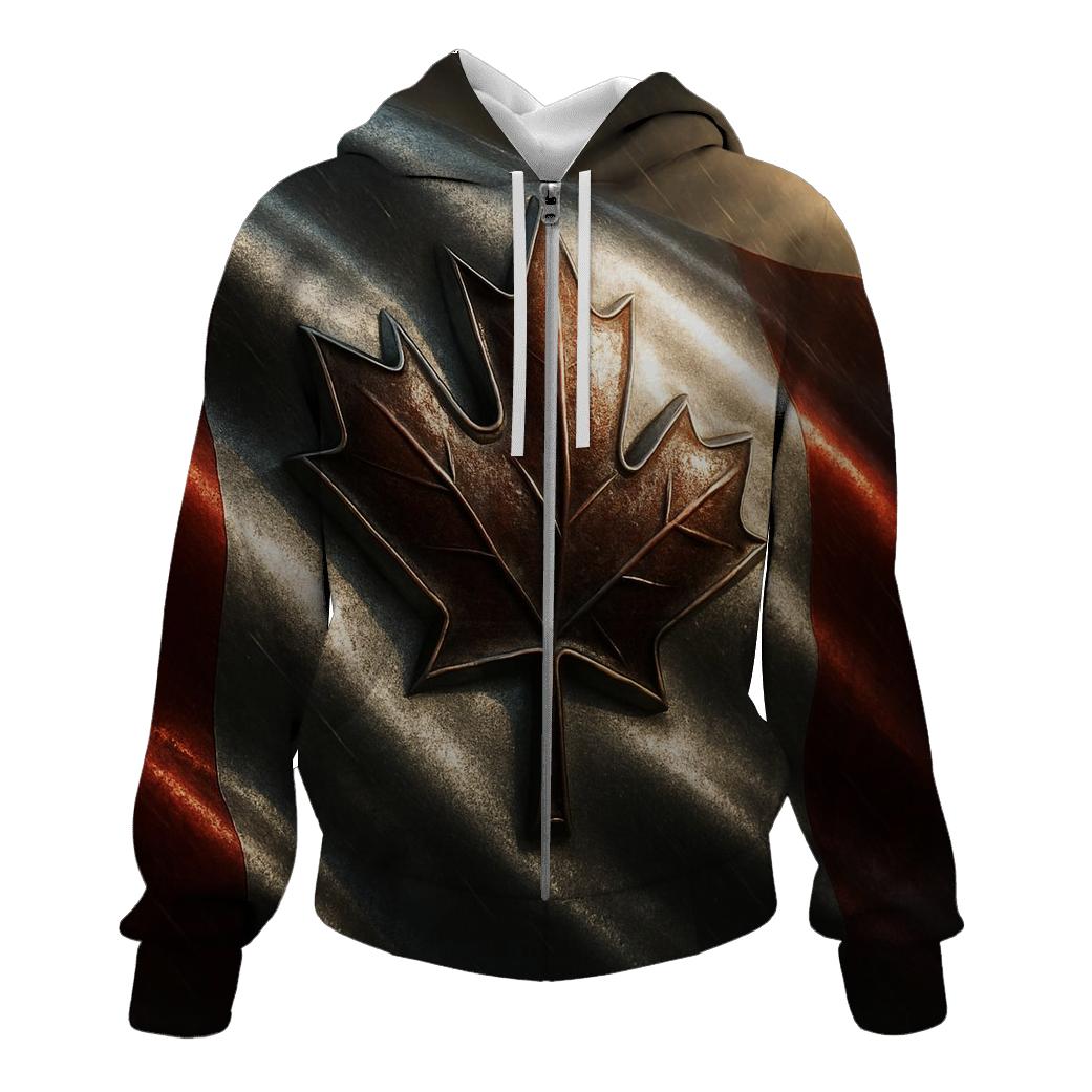 Metal Maple Storm Canada graphic hoodies