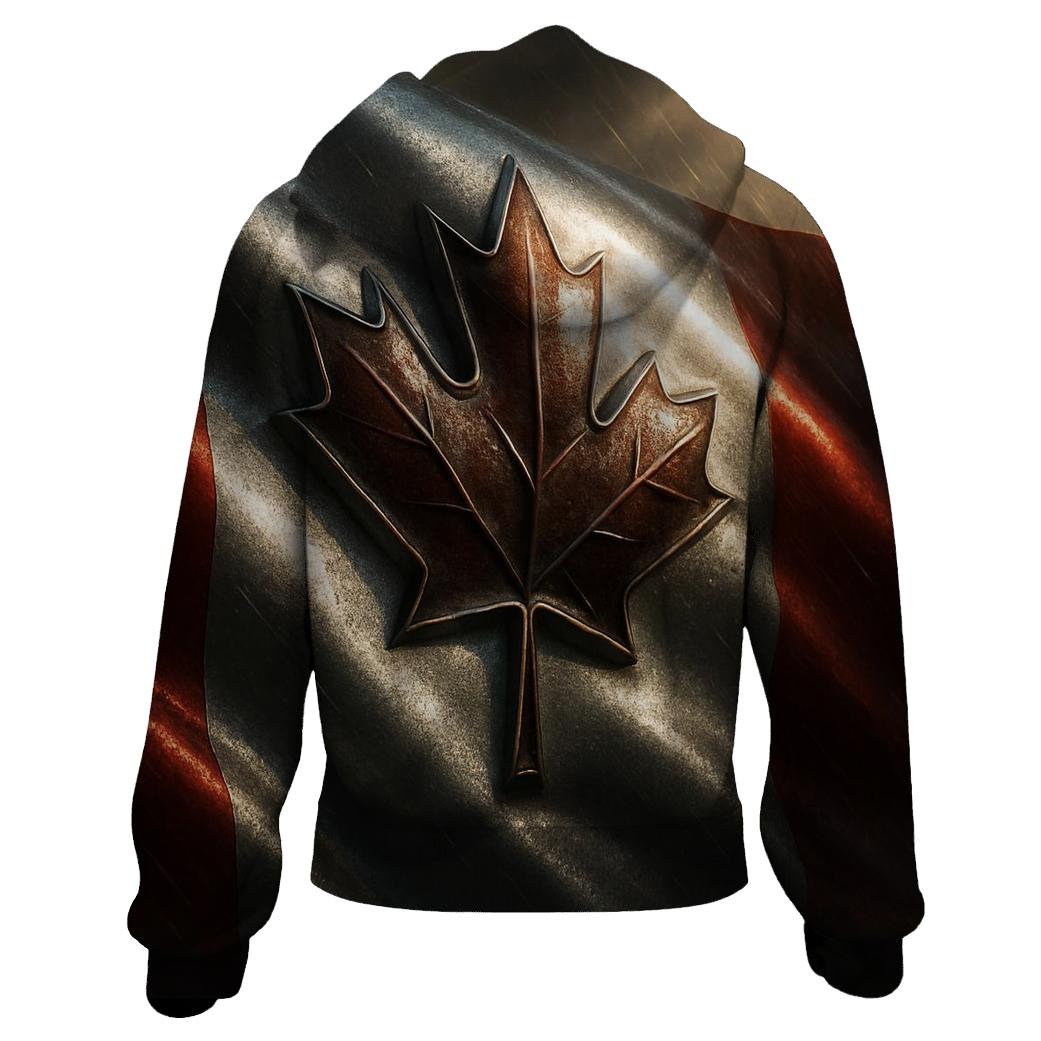 Metal Maple Storm Canada graphic hoodies