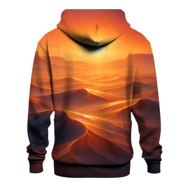 Saffron Mirage Over Glass Dunes lightweight hoodies