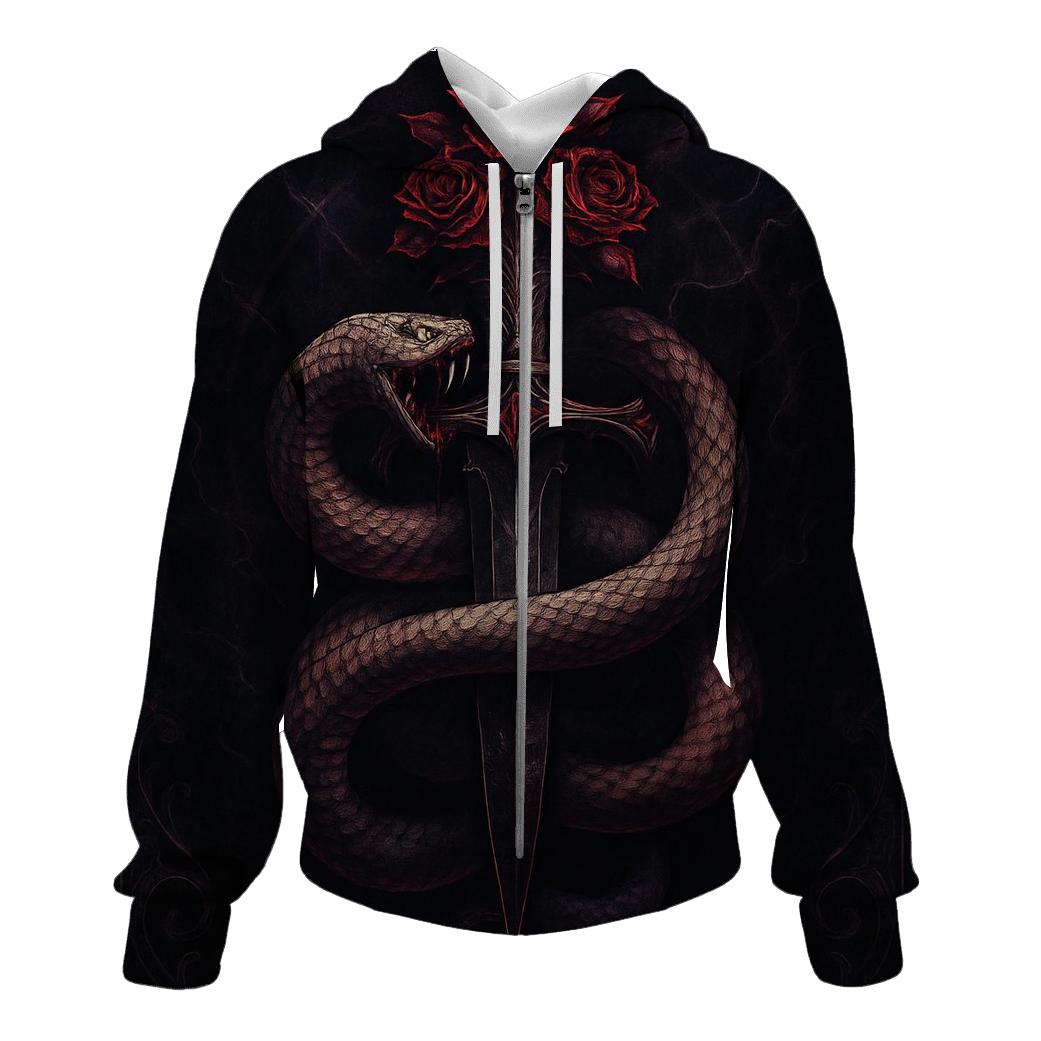 Serpent Dagger Covenant In Black Velvet Smoke pullover hoodies