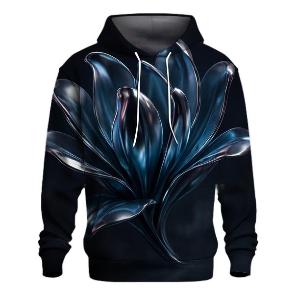 Chrome Bloom Nebula Sculpture heavyweight hoodies