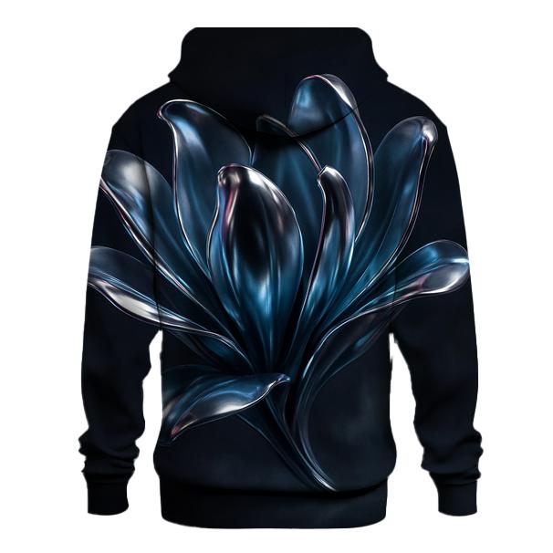 Chrome Bloom Nebula Sculpture heavyweight hoodies