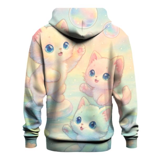 Crystal Lagoon Kittens Bubble Dance zip-up hoodies