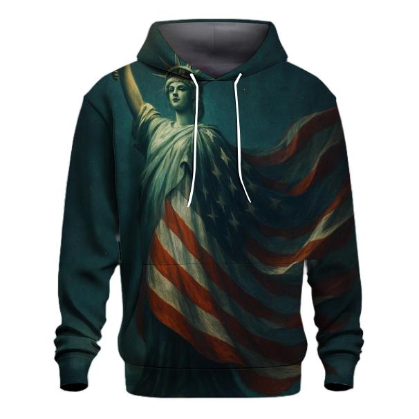 Liberty Lantern In Midnight Harbor custom hoodies