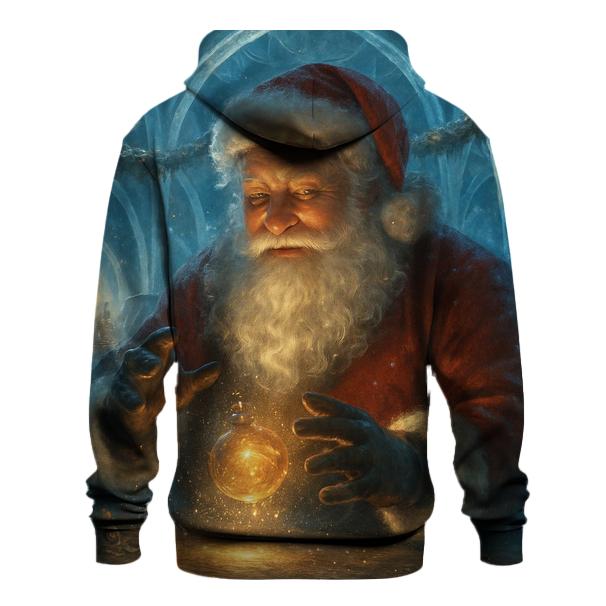 Crystal Workshop Santa And The Stardust Toy Forge printed hoodies