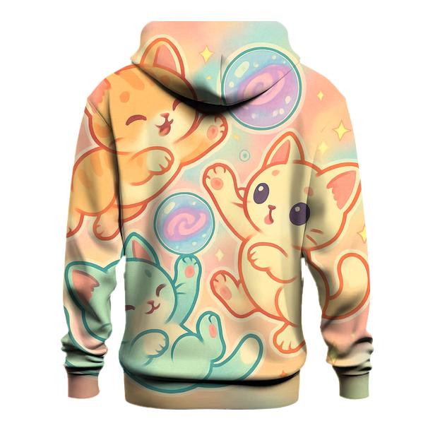 Candy Cloud Kittens In Bubble Orbit hoodie designs