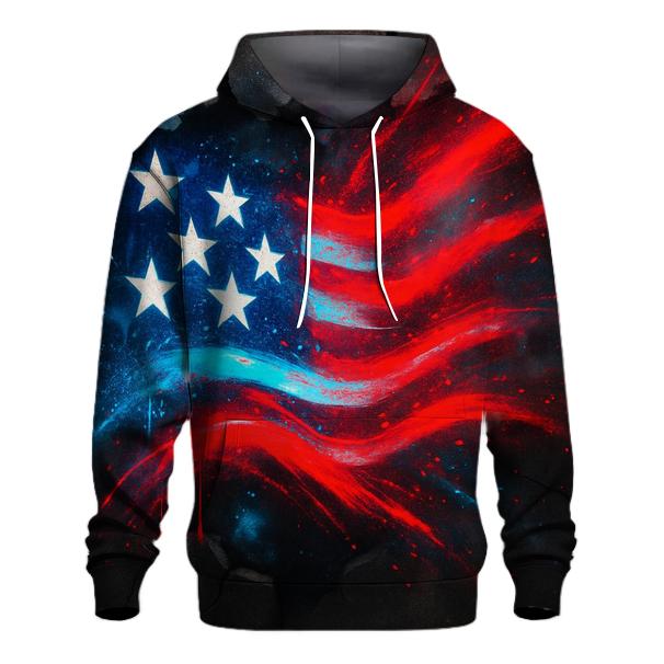 Neon Alley Stars And Stripes Breakthrough embroidered hoodies